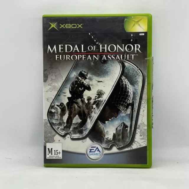 Medal of Honor European Assault Microsoft Original Xbox Game VGC Free Post PAL