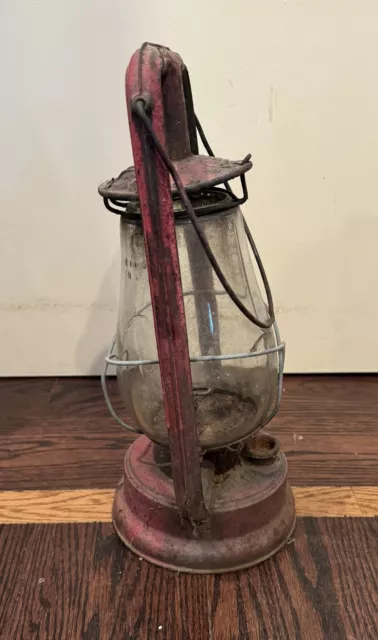 Vintage Old Rare Blizzard Dietz Fitzall Kerosene Lamp Lantern New York USA 3