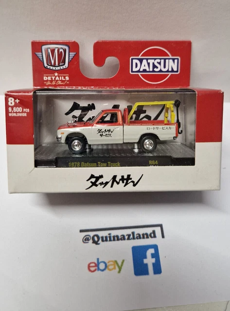 Camion Dépanneuse Datsun 1978 échelle 1:64 - Rouge Et Blanc, M2 Machines, Neuf En Boîte