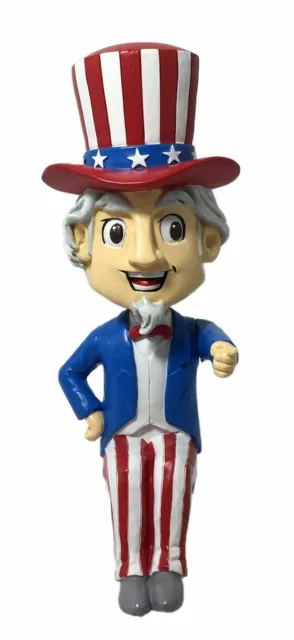 Uncle Sam Mantle Mates Sitting Patriotic United States USA Bobblehead