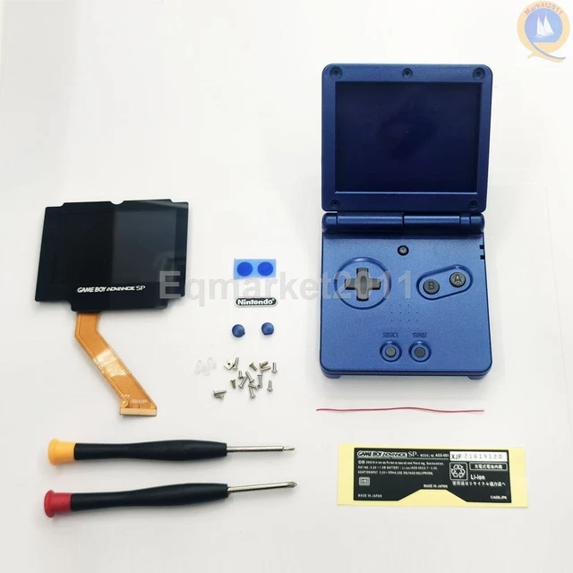 GBA SP IPS LCD Backlight Screen Kit+Shell Drop in Easy For GameBoy ...