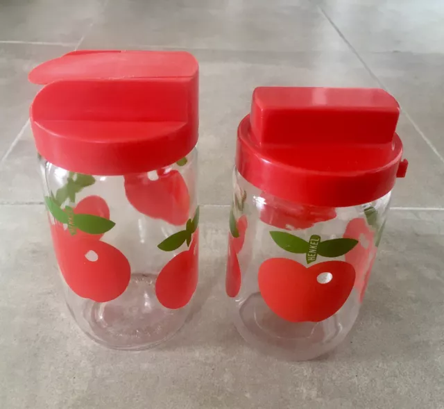 Pots Cuisine Henkel  Pommes Rouges Vintage