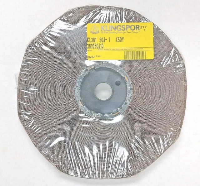 KL361 50 Grit J 1" x 50 YD Roll Klingspor 361050J10