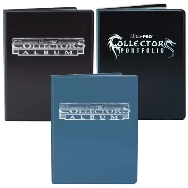 Ultra Pro 4 or 9 Pocket Collectors Album Binder Black Blue Card Folder Portfolio