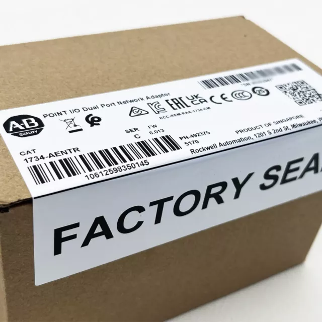 NEW Sealed AB 1734-AENTR SER C POINT I/O Dual Port Network Adaptor 1734AENTR