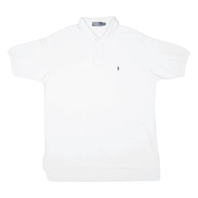 POLO RALPH LAUREN polo bianca manica corta uomo XL