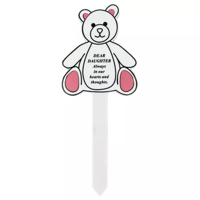 Special Daughter Memorial Baby Child Remembrance Verse Grave Ground Stake