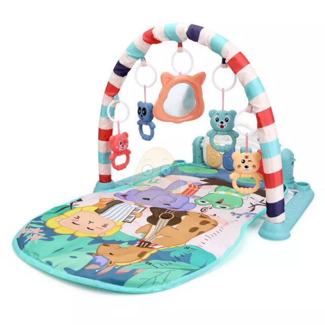 Musical Activity Center Kick Play Piano Soft Baby Gym Tummy Time Toys Play Mats