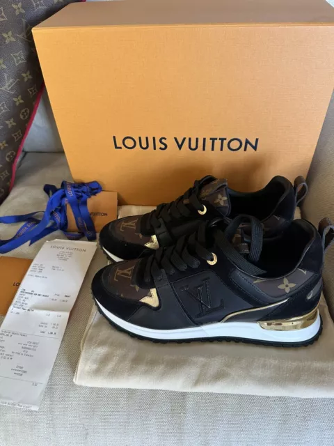 Louis Vuitton Men Sneaker Sz 9 Damier Gray Paris Run Away Mesh GO01356 NO  INSOLE