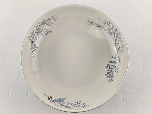 Pfaltzgraff winter frost large salad serving bowl 10 in round design inside one