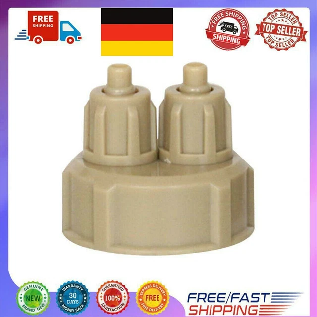 Aquarium CO2 Generator Flasche Kappen Fischtank DIY Luftdiffusor Ventil Guage DE