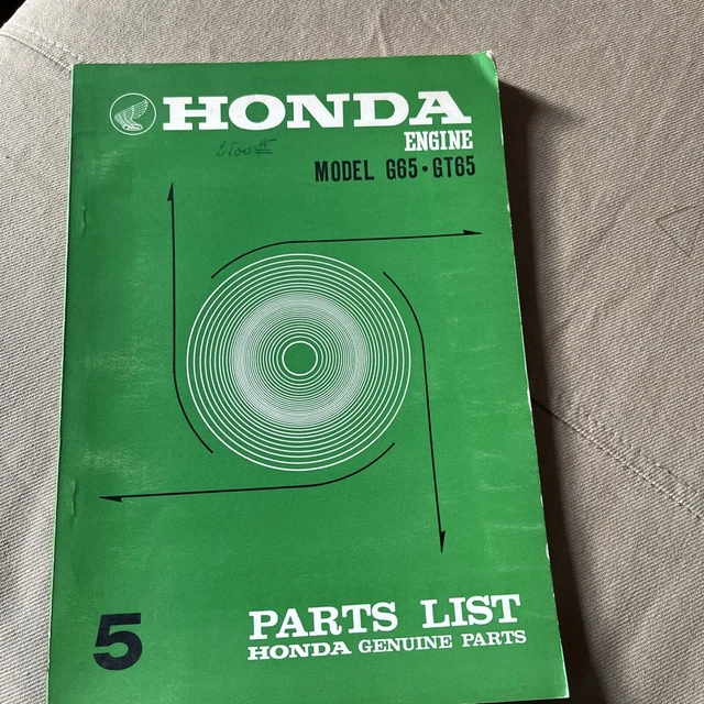Honda Engine Parts Catalogue À VENDRE! PicClick FR