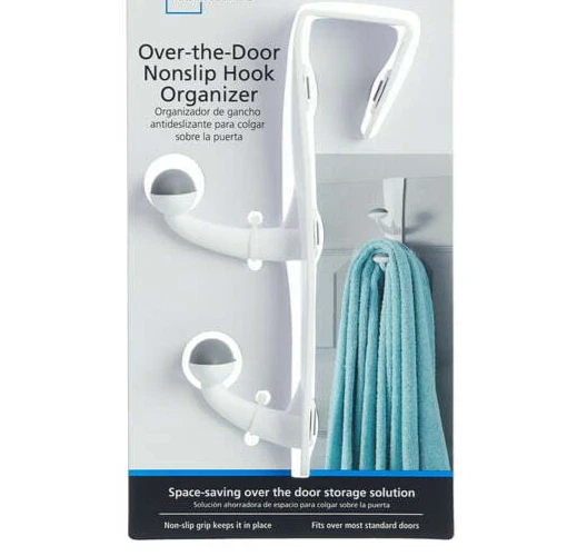 Over The Door Hook Double Non-Slip Hanging Hooks Hangers FREE SHIPPING