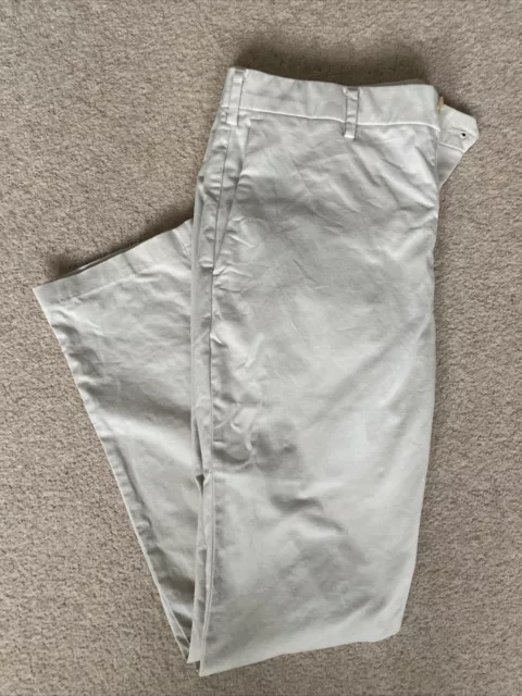 Men’s Uniqlo Off White Chino Trousers Waist 32