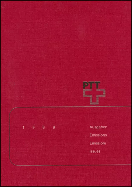 PTT-Jahrbuch Schweiz 1989, postfrisch