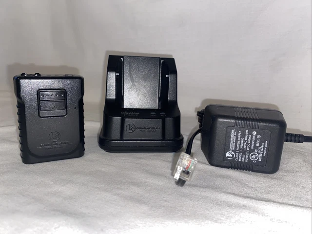 L3 Communications MV-VLP2 Voice Link Plus Charger Dock and Battery