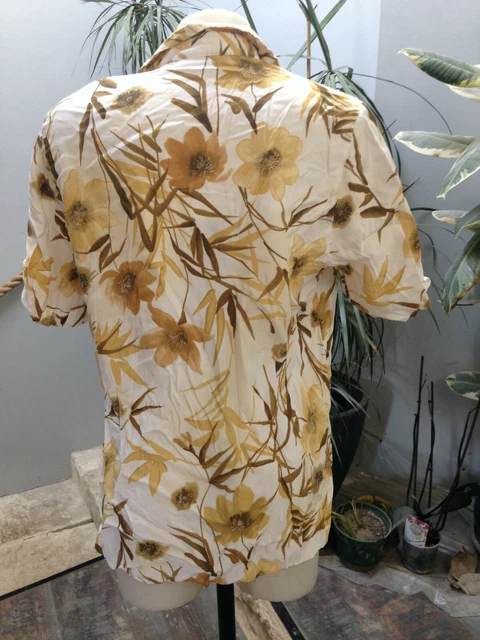 Chemisier Femme KIABI / CAMAIEU En Viscose Blanc Imprimé Géométrique - Taille 44, Occasion Très Bon état