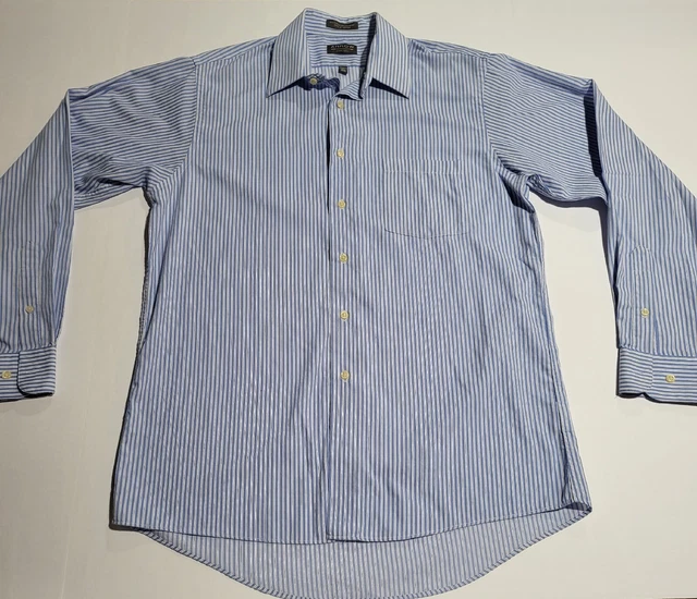 Arrow Men's Button Up Shirt Business Smart Casual Easy Care Medium 15 1/2 34-35