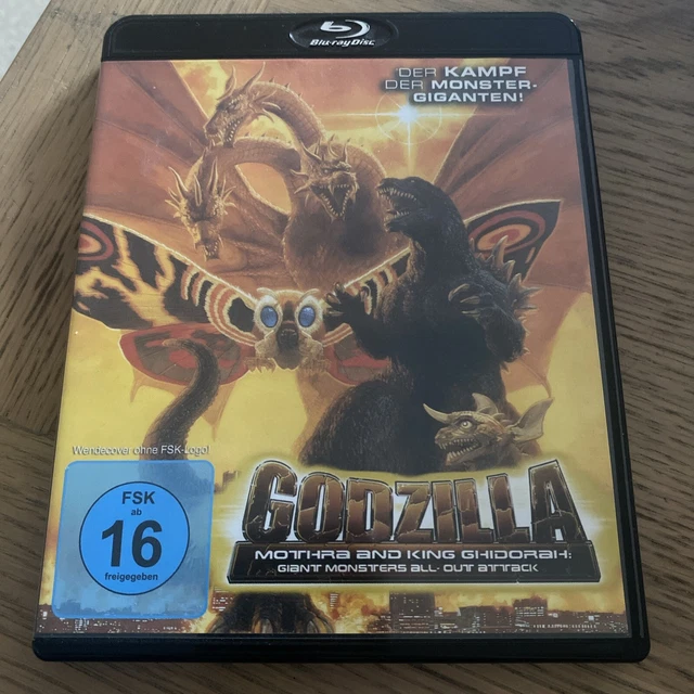 Godzilla Mothra and King Ghidorah Giant Monsters All-Out Attack Blu-ray NO ENG