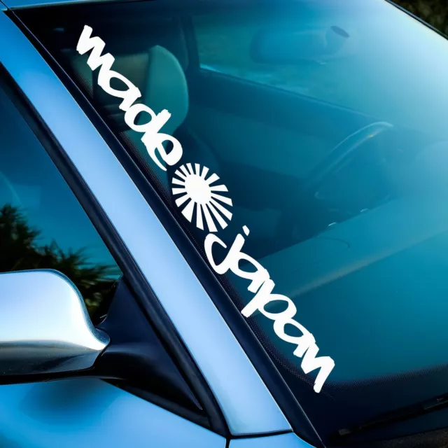 Made in Japan Aufkleber Auto Scheiben Tuningsticker JDM Nissan GTR  - Außenklebe