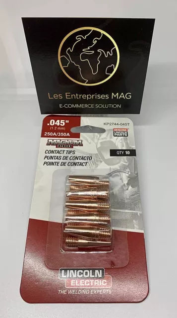 Magnum Pro Contact Tips .045T 250A/350A - qty10 - KP2744-045T Tapered KP2744045T