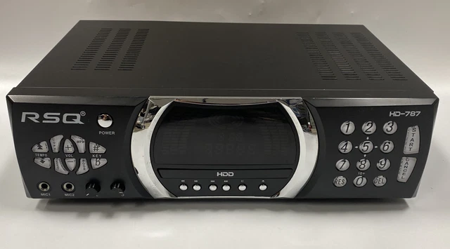 RSQ HD-787 Professional Multi-Media Karaoke Player 1TB Drive - Needs Service!