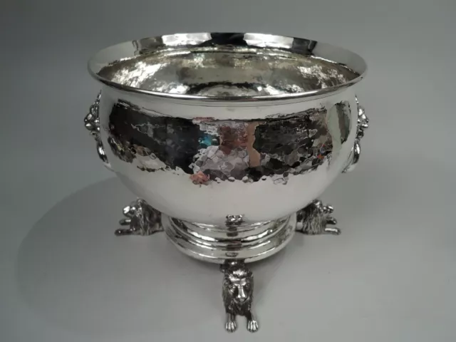 Crichton Bowl Antique Edwardian Classical Centerpiece English Sterling Silver