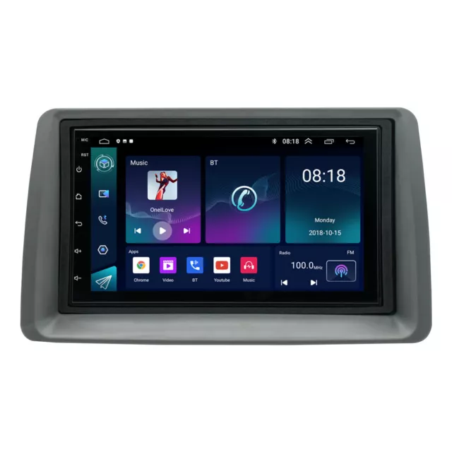 Für 2003-2012 Fiat Panda Radio Stereo 7" Android 12.0 Hauptgerät GPS Nav Wifi FM