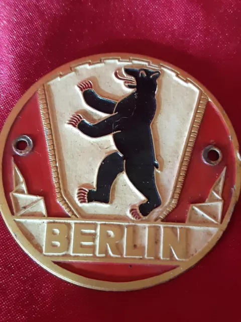 Badge,Plaque,Insigne de Calandre émaillé,Berlin 2