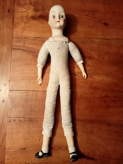 ANCIEN JOUET QUILLE En Bois Personnage Militaire Peint