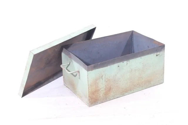 Caja de Transporte Metal 72cmx 46cmx 35cm Diseño Industrial Estante Cajón