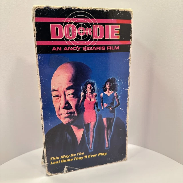 DO OR DIE VHS tape ANDY SIDARIS cult action film DIRECTOR sexy DONA