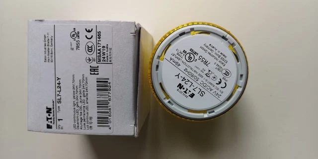 Yellow LED continuous light module 24V AC/DC SL7-L24 /#8 S2D 3160