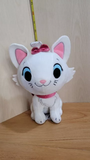 Disney Store Official FurryTale Friends Marie Aristocats Plush White Kitty Cat