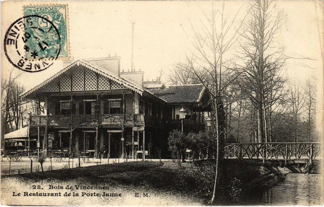 CPA AK Vincennes Le Restaurant de la Porte-Jaune FRANCE (1283095)