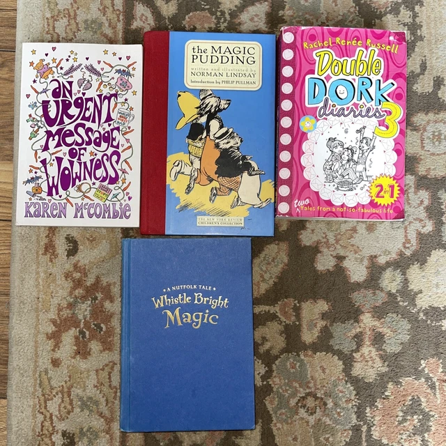 Girls Books small bundle Double Dork diaries, An urgent message of wowness