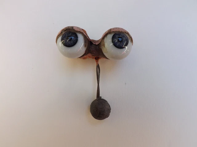 Poupée Ancienne En Porcelaine – Yeux En Verre émaillé Bleu Soufflé – France 1900
