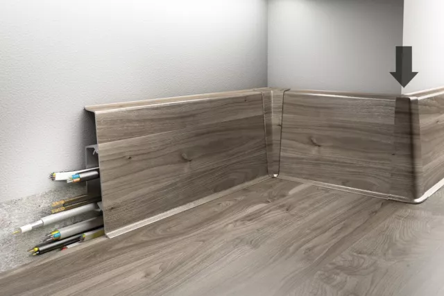 Cezar Hi-Line Prestige Skirting Baseboard Set (Trim & Accessories)