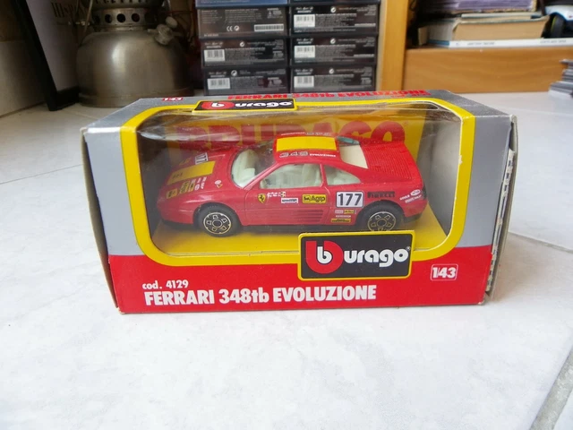 BURAGO Ferrari 308 GTB Rally 1:43 Diecast