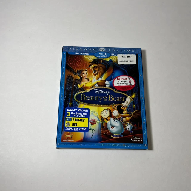 BEAUTY AND THE Beast (Blu-ray/DVD, 2010, 3-Disc Set, Diamond Edition) £ ...
