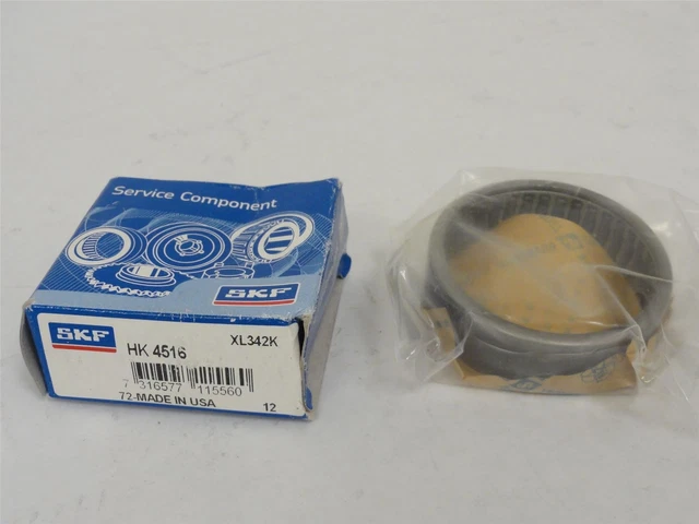 225963 New In Box; SKF HK 4516 Needle Roller Bearing; 45mm Bore; 52mm OD