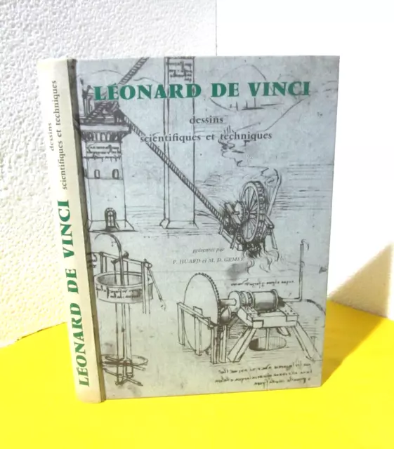 Leonard de Vinci - Dessins scientifiques et techniques.P.HUARD / M.D GRMEK.SF10