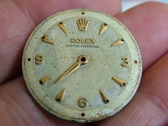 Spare Vintage Rolex Oyster Dial Face Quality Watch Makers Repairer