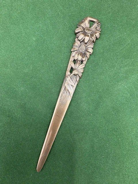Coupe-papier Bronze Style Art Nouveau 'Nouille' - Vers 1900, Objet Décoratif
