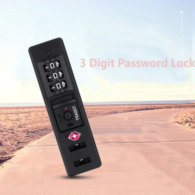 3 Digit Code Lock LUGGAGE 3 DIGIT Password Lock TSA Customs Code Lock Safely Code Lock ...