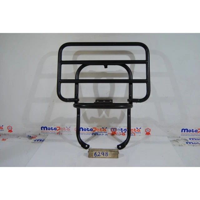 PORTAPACCHI NERO FACO ANTERIORE PER VESPA PX 125 - 150 - 200 PRIMA - Foto 9