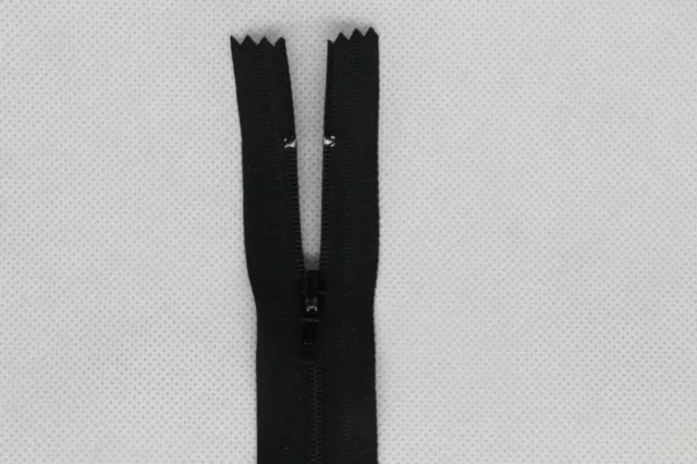 Reißverschlüsse 20 cm Nichtteilbar Perlon Spiral für Hosen Röcke Nummer 3