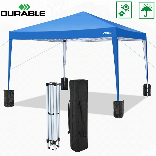 3x3m Pavillon Faltpavillon Wasserdicht Popup Gartenzelt Partyzelt mit 4 Sandsack