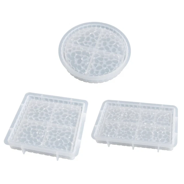 Fruit Tray Molds DIY Resin Coaster Molds Pattern Grain Storage Tray Mold
