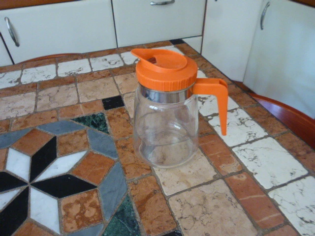 Carafe En Verre Fumé – Cruche à Eau Ou Orangeade, Style Vintage